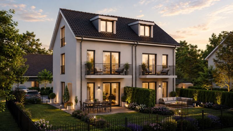 Nur noch 1 freies Haus in Hadern! Bezugsfertiger Preis und alles inkl. ( Haus+Außenanlage )